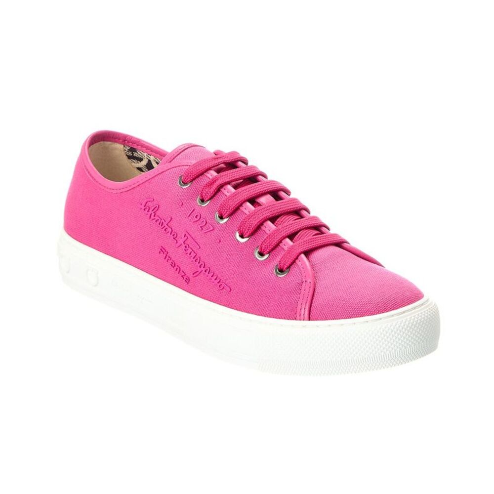 Ferragamo Mediterr Canvas Sneaker